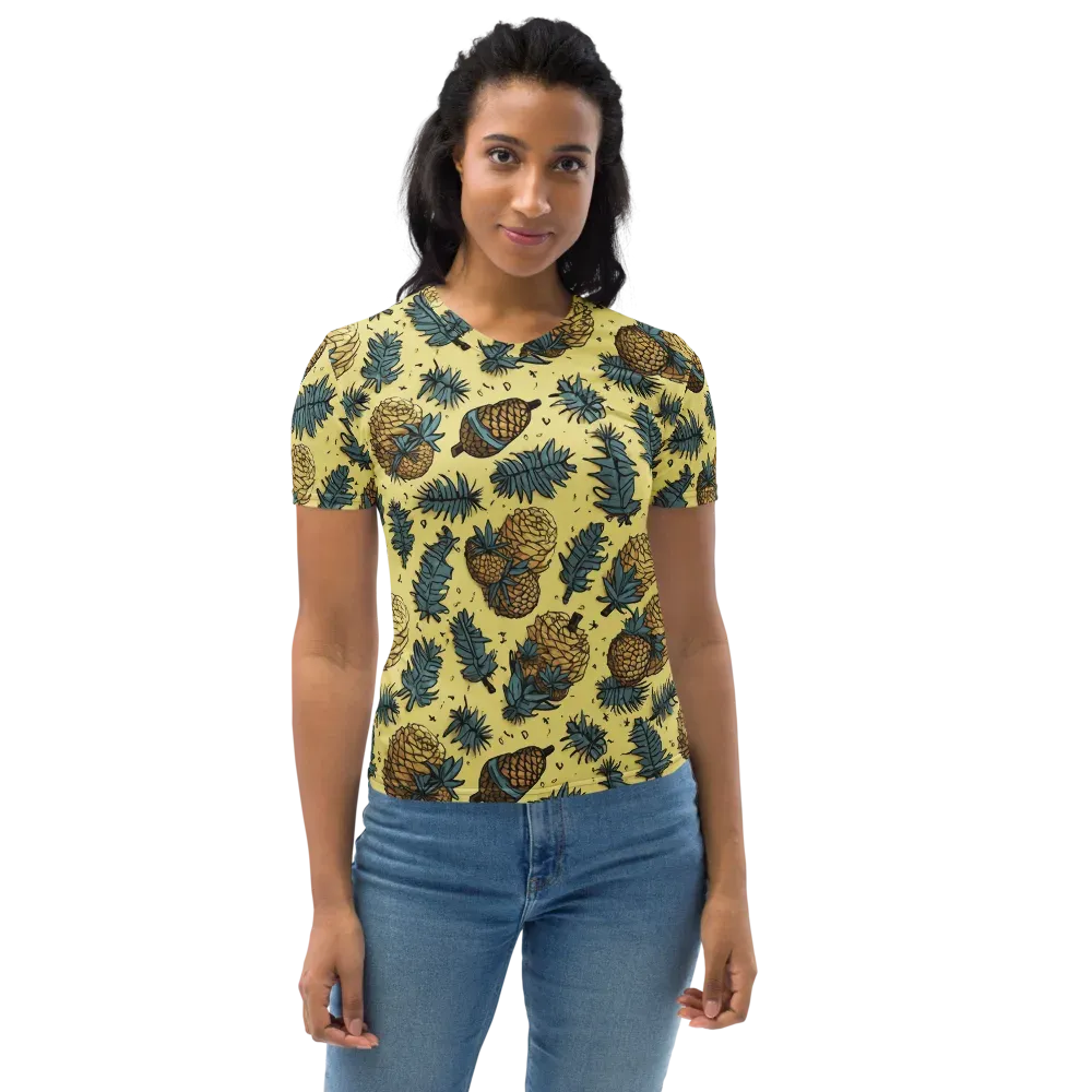 Gilded Forest on Women's Crew Neck T-Shirt — Front