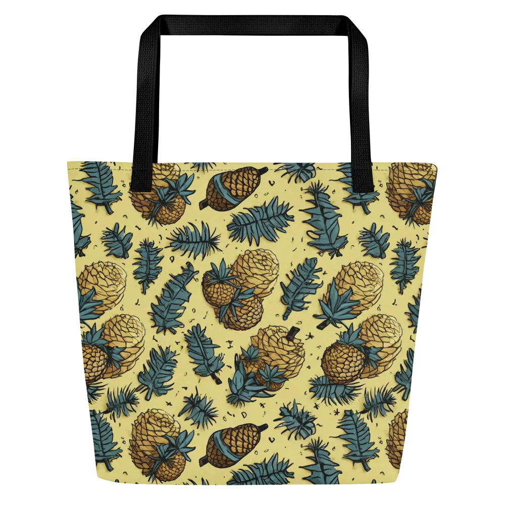Gilded Forest on Large Tote Bag W/ Pocket — Front