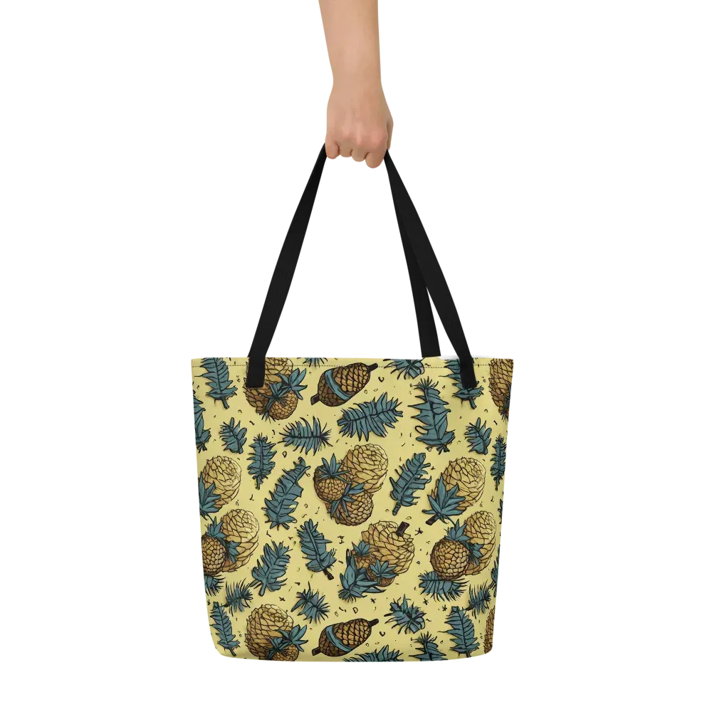 Gilded Forest on Large Tote Bag W/ Pocket — Front