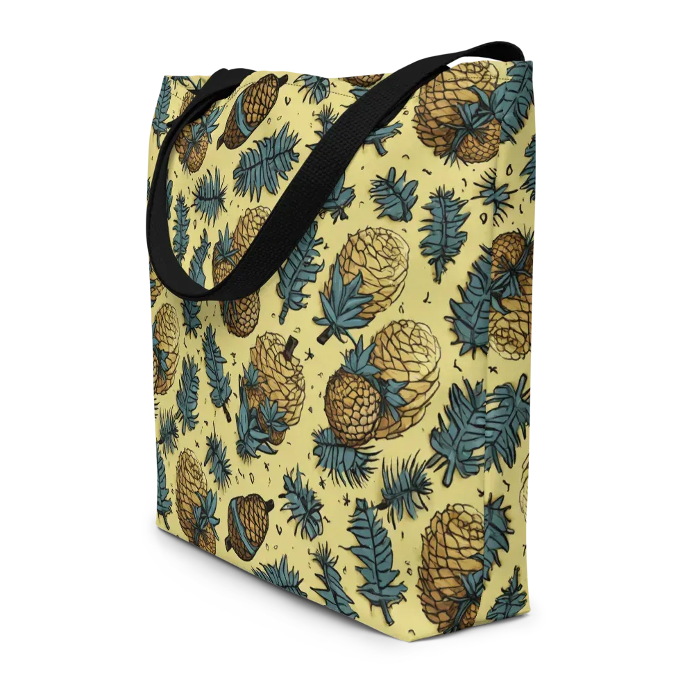 Gilded Forest on Large Tote Bag W/ Pocket — Front