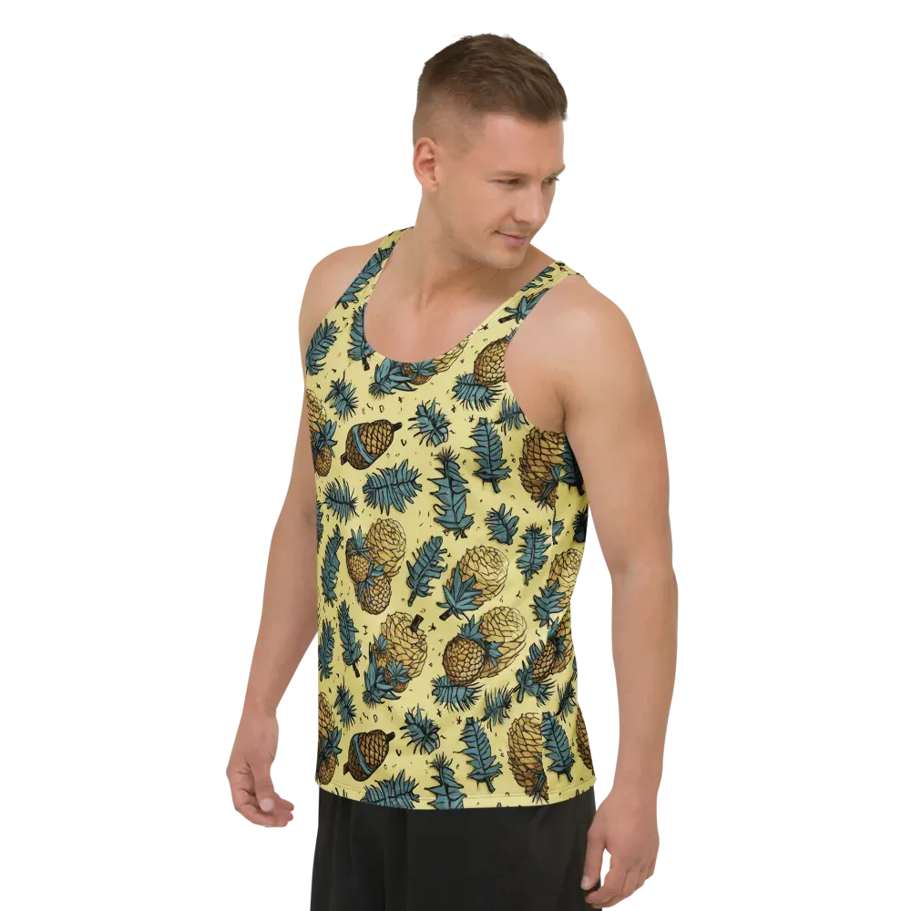 Gilded Forest on Men's Tank Top — Left Front