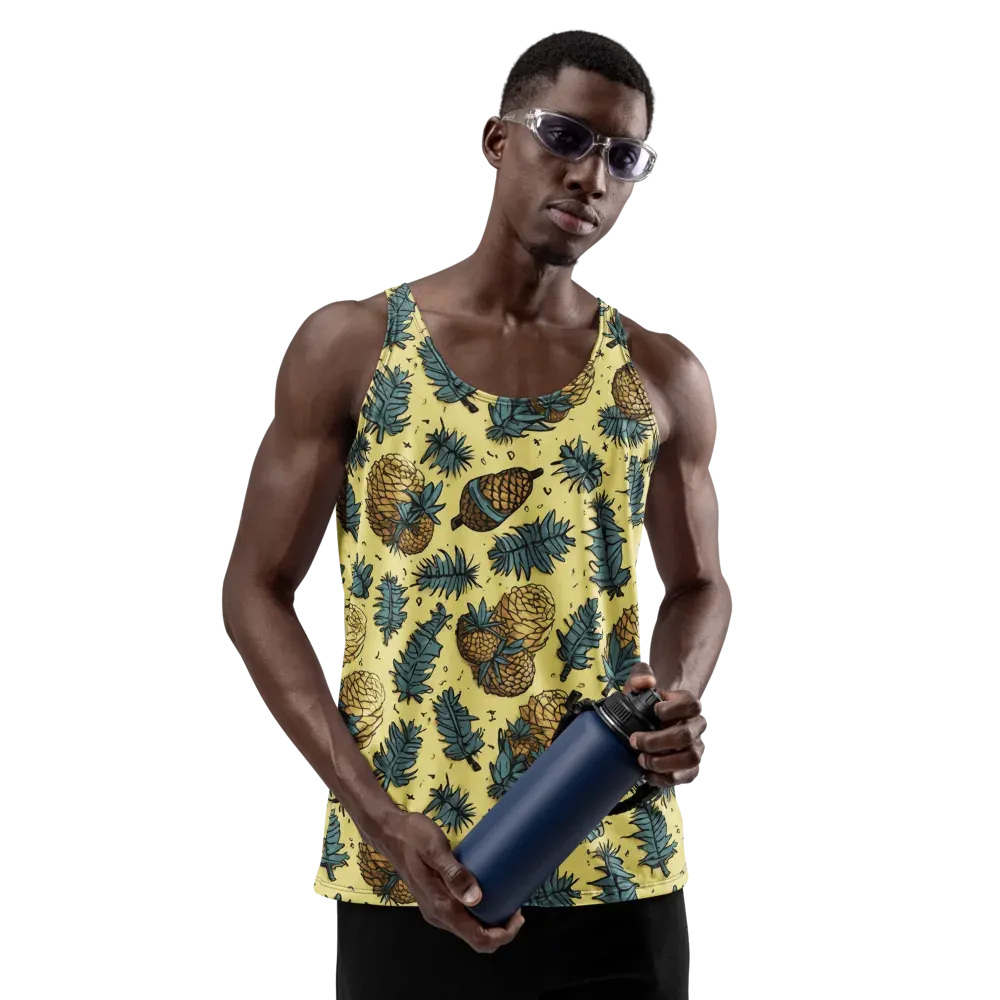 Gilded Forest on Men's Tank Top — Front