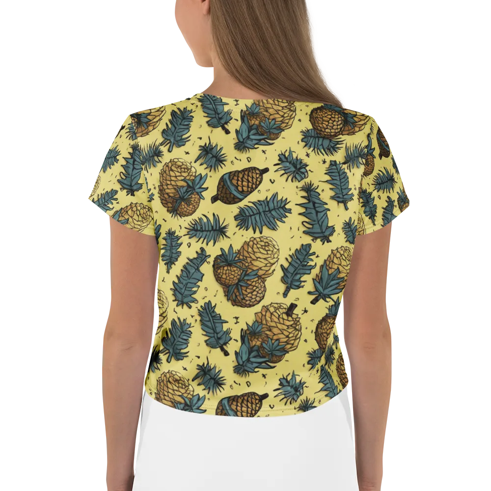Gilded Forest on Crop Tee — Back