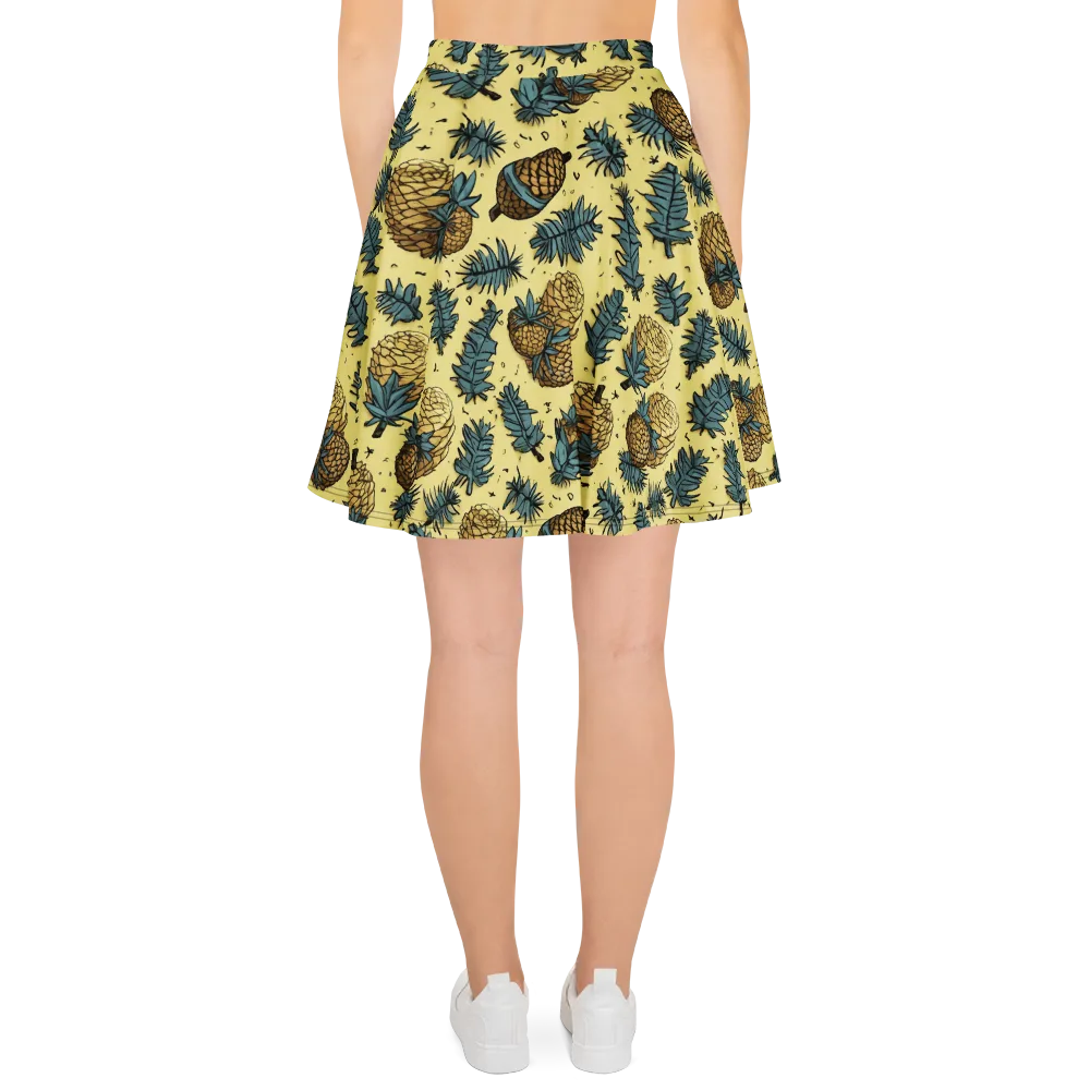 Gilded Forest on Skater Skirt — Back