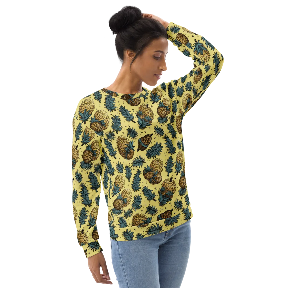 Gilded Forest on Sweatshirt — Right Front
