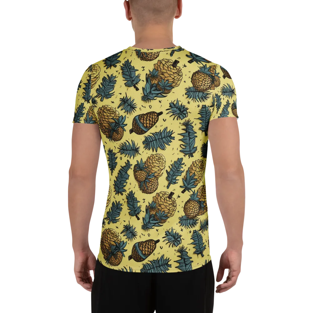 Gilded Forest on Men's Athletic T-Shirt — Back