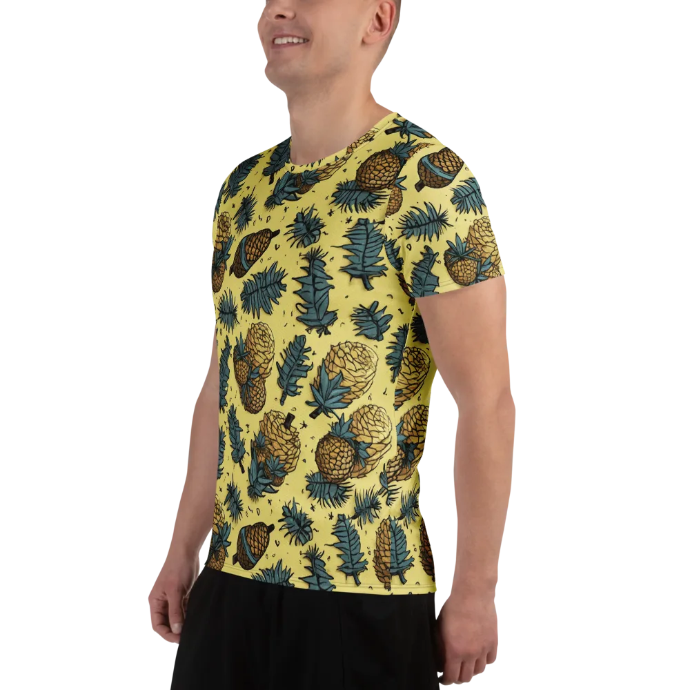 Gilded Forest on Men's Athletic T-Shirt — Left