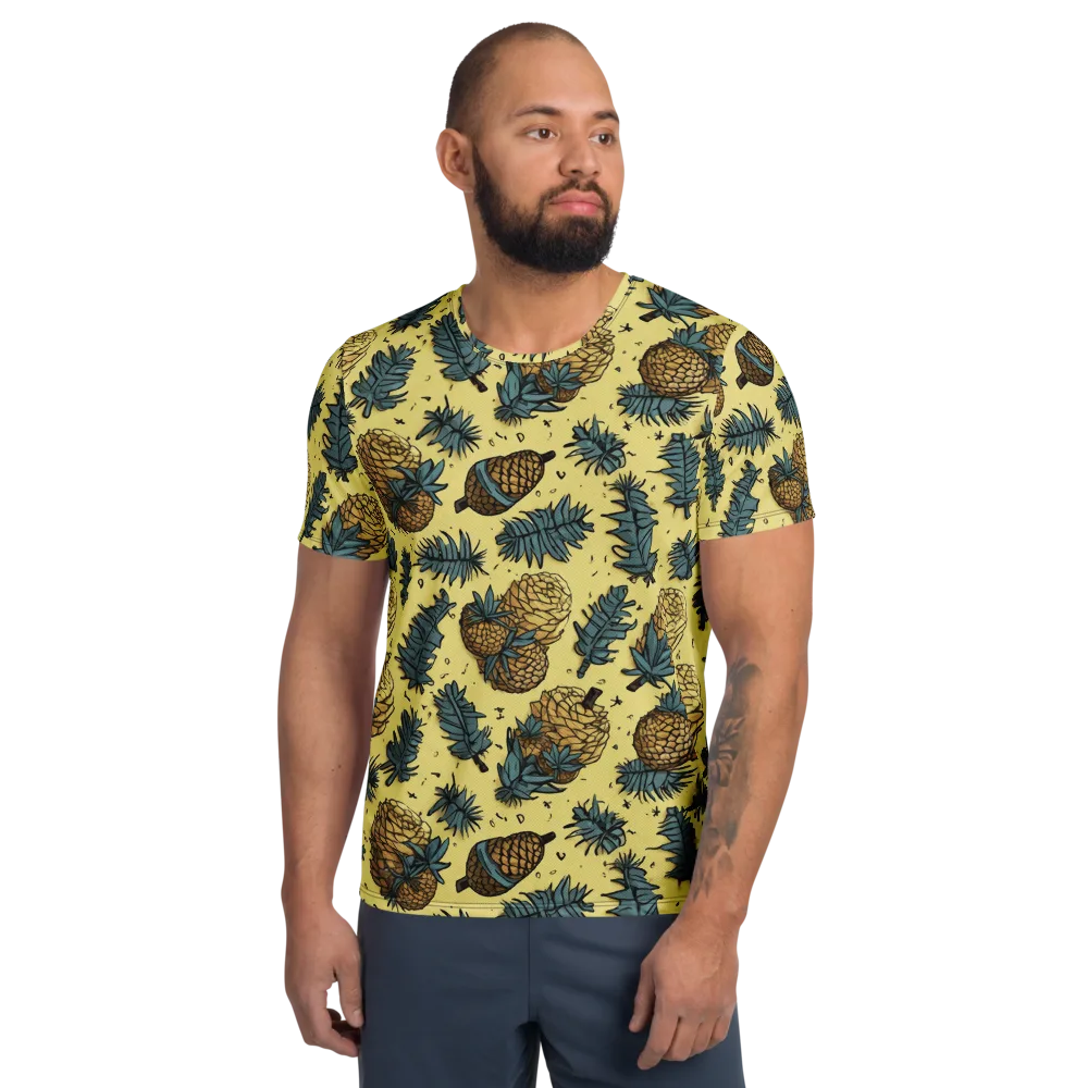 Gilded Forest on Men's Athletic T-Shirt — Front
