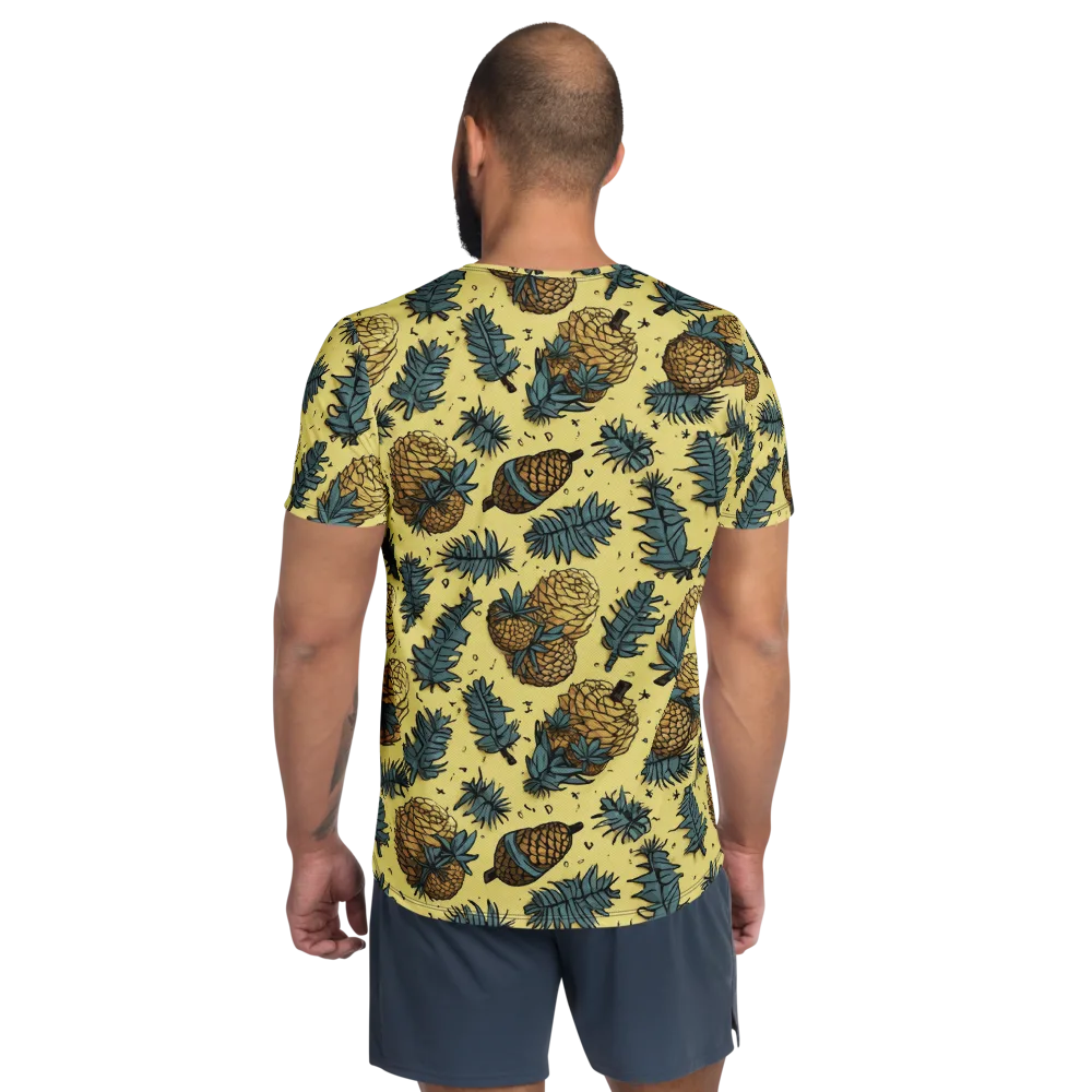 Gilded Forest on Men's Athletic T-Shirt — Back