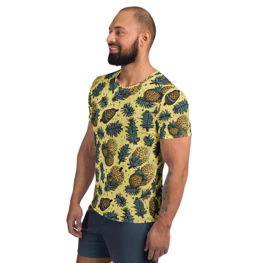 Gilded Forest on Men's Athletic T-Shirt — Left