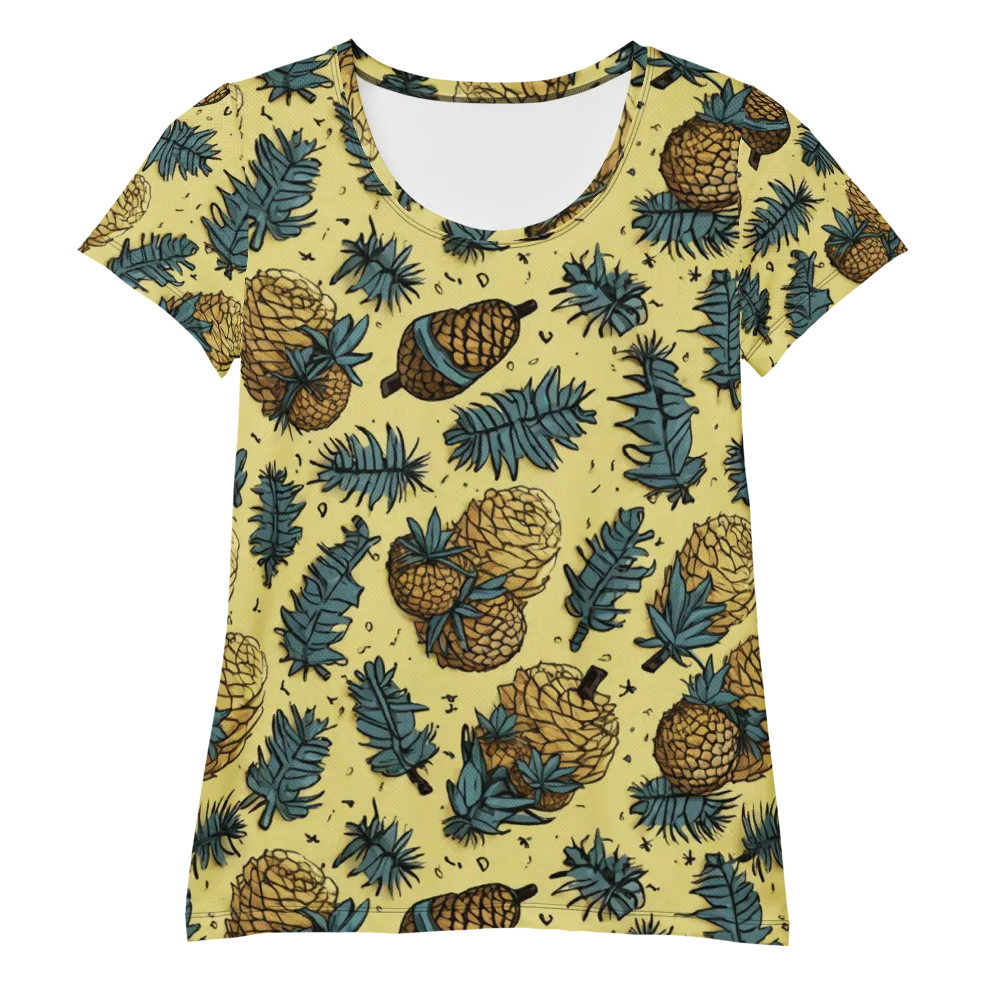 Gilded Forest on Women's Athletic T-Shirt — Front
