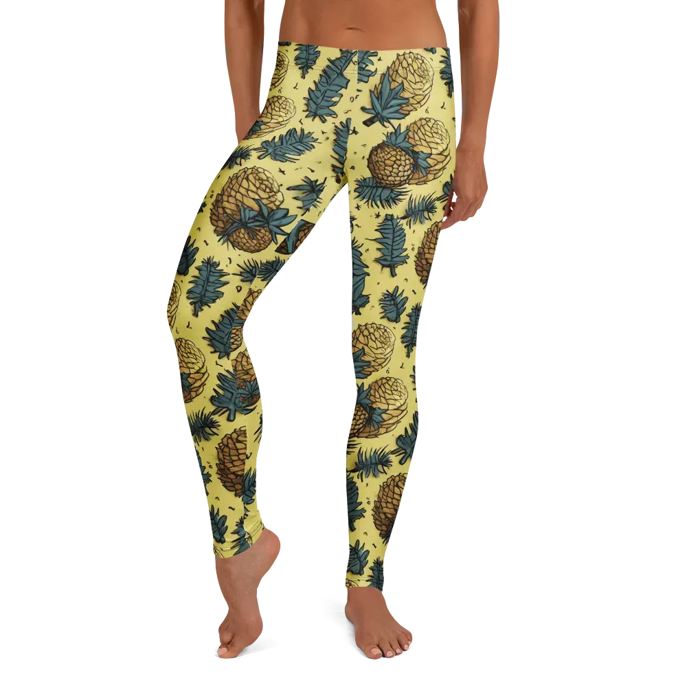 Gilded Forest on Leggings — Front