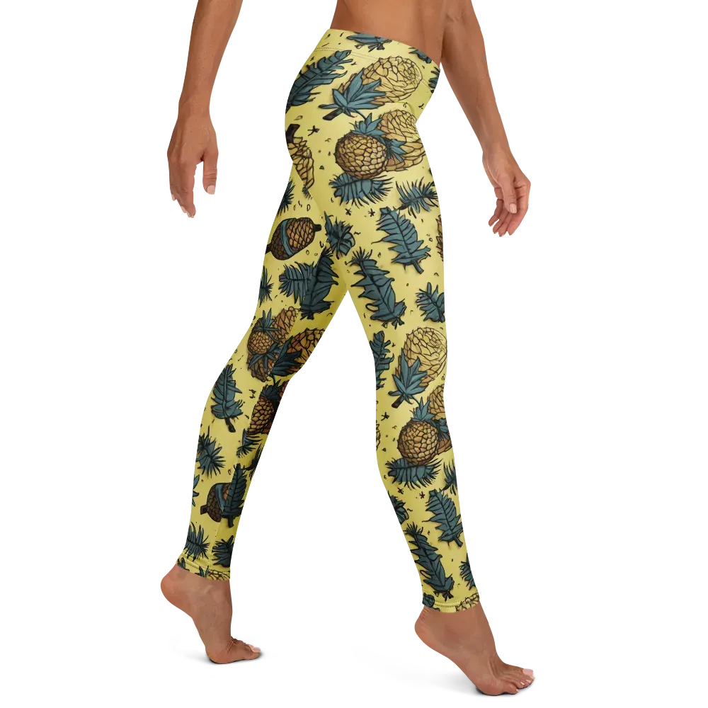 Gilded Forest on Leggings — Right