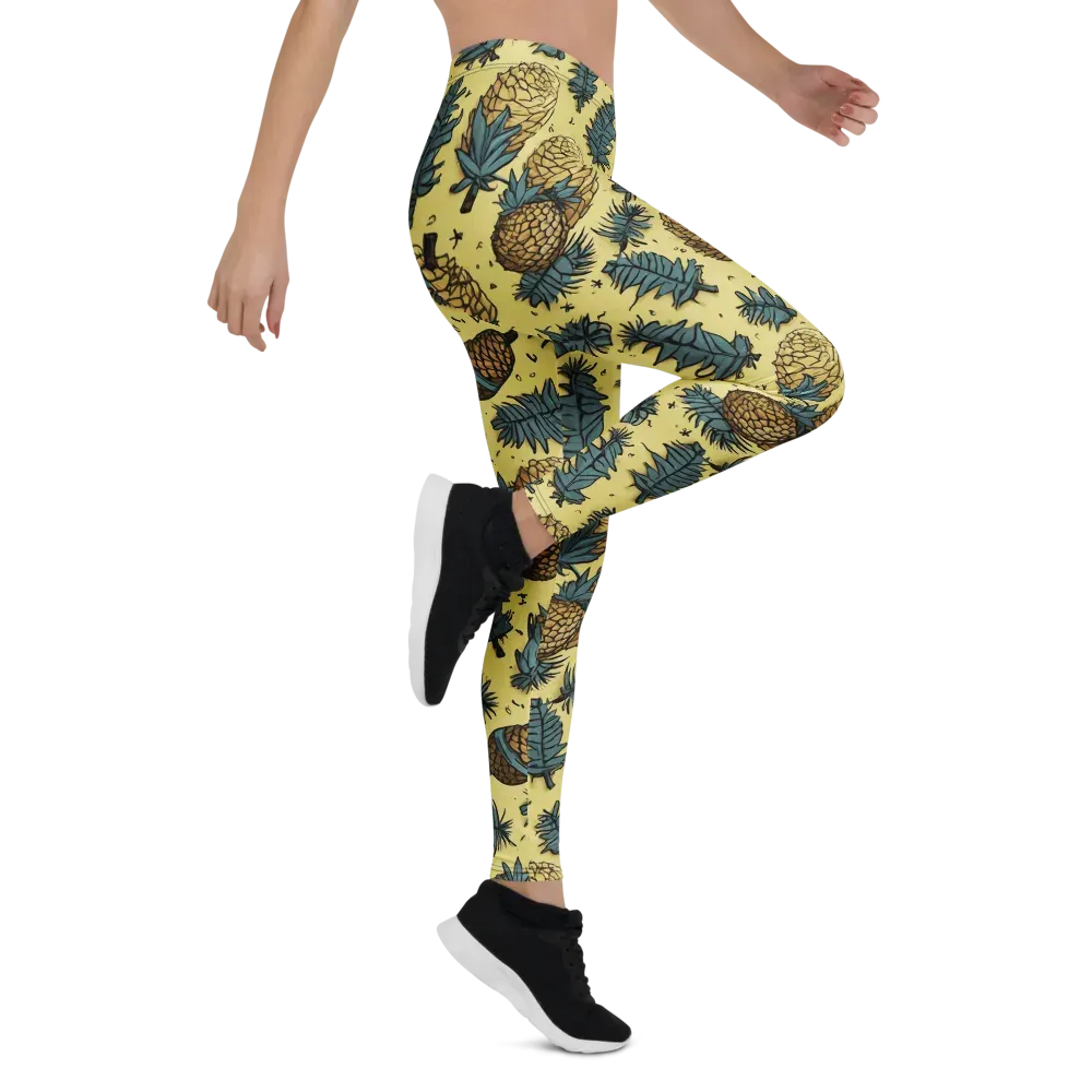 Gilded Forest on Leggings — Right