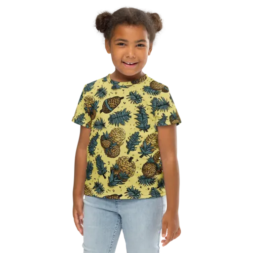 Gilded Forest on a Kids Crew Neck T-Shirt