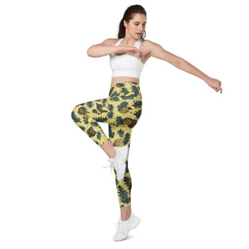 Gilded Forest on a Leggings with Pockets