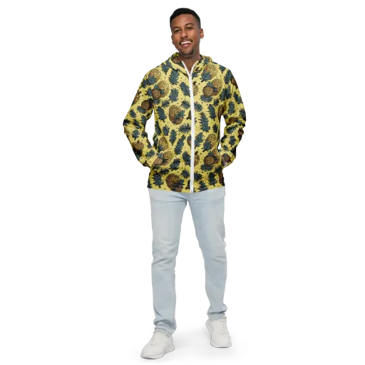 Gilded Forest on a Men's Windbreaker