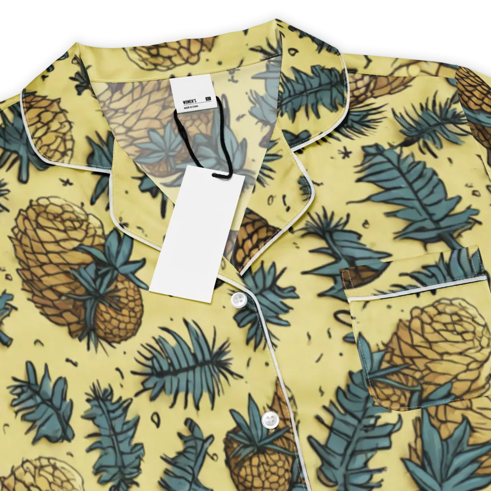Gilded Forest on Women's Short Sleeve Pajama Top — Product details