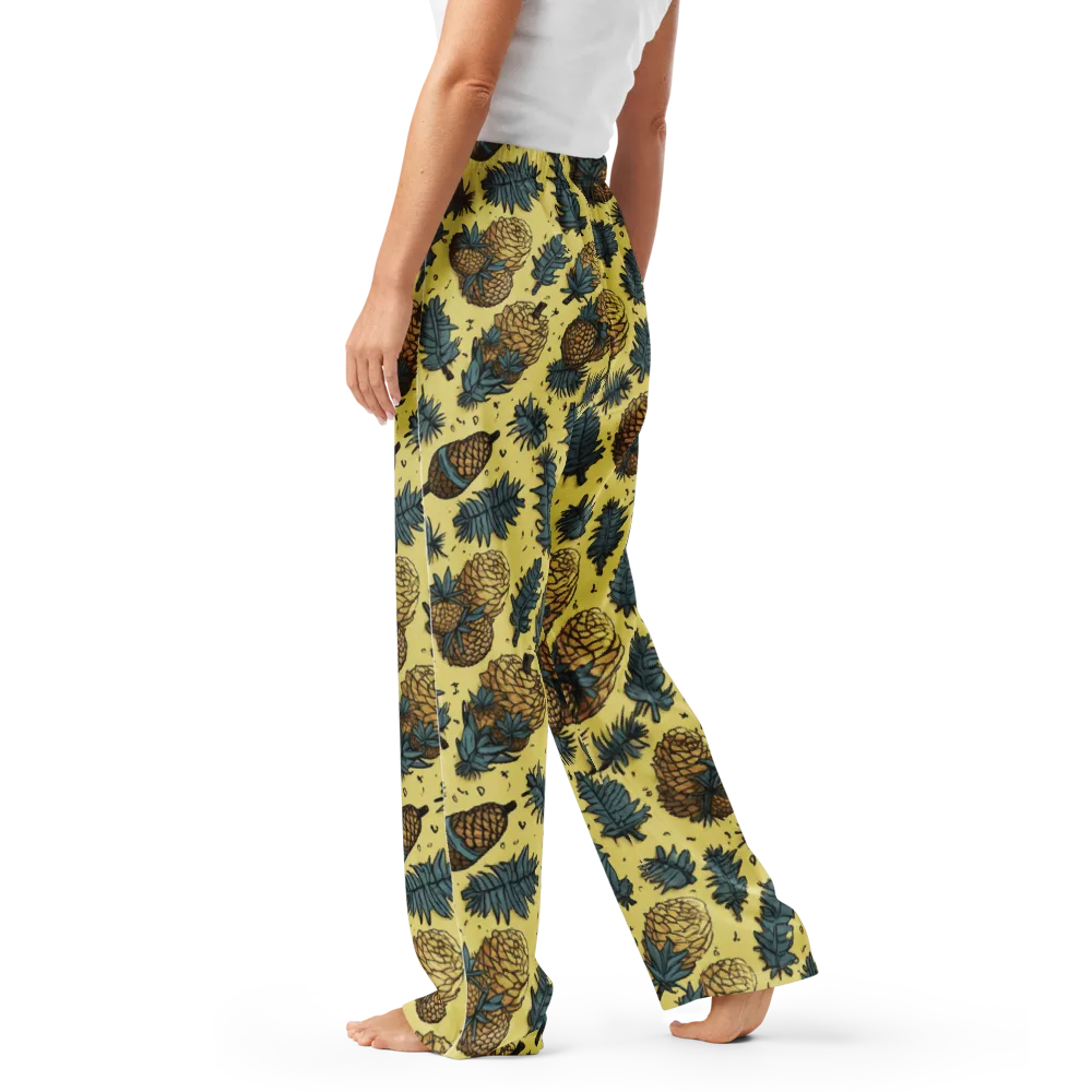 Gilded Forest on Women's Pajama Pants — Left