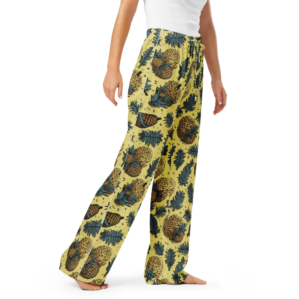 Gilded Forest on Women's Pajama Pants — Right Front