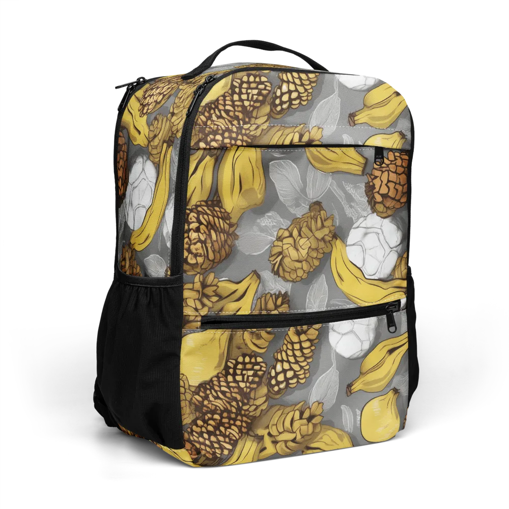 Banana Pinecone on Utility Backpack — Right Front