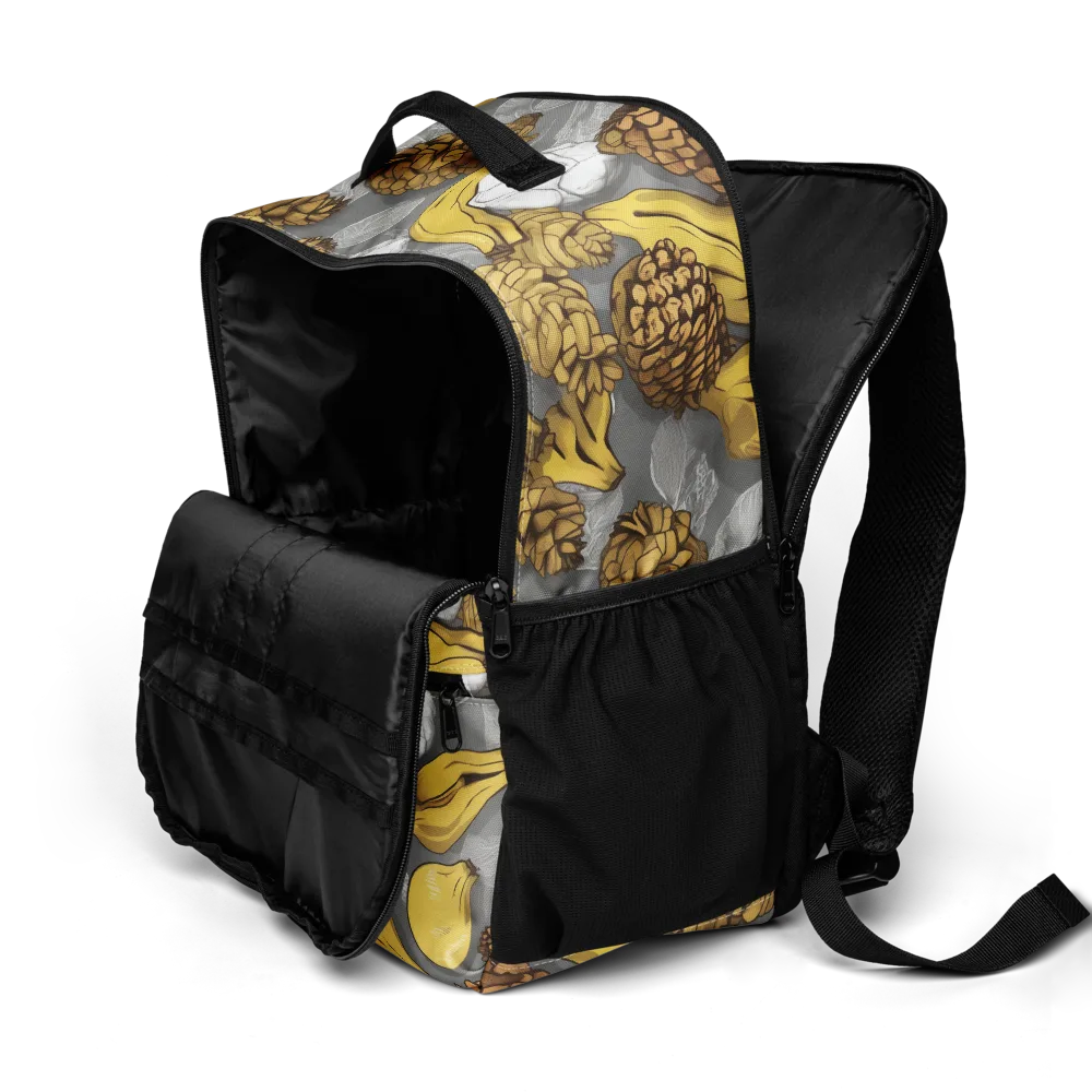Banana Pinecone on Utility Backpack — Product details 2