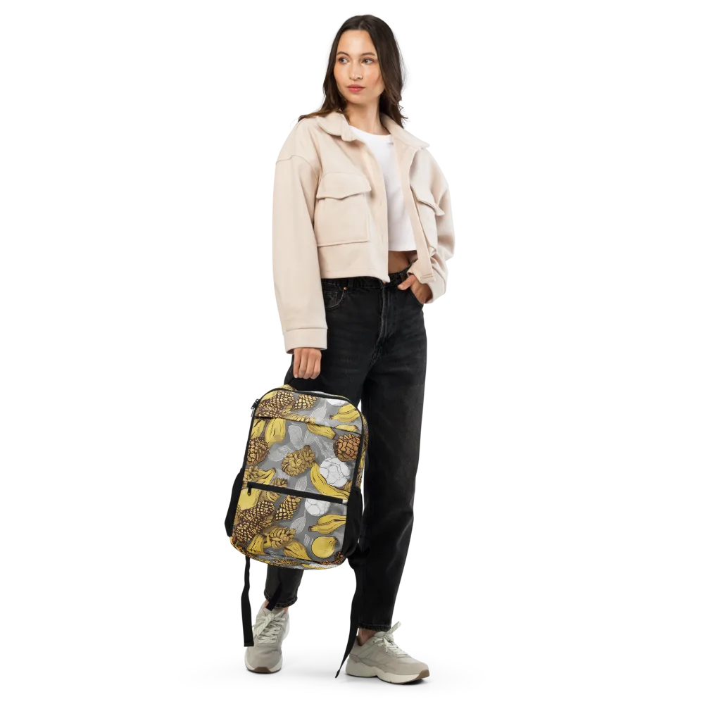 Banana Pinecone on Utility Backpack — Front