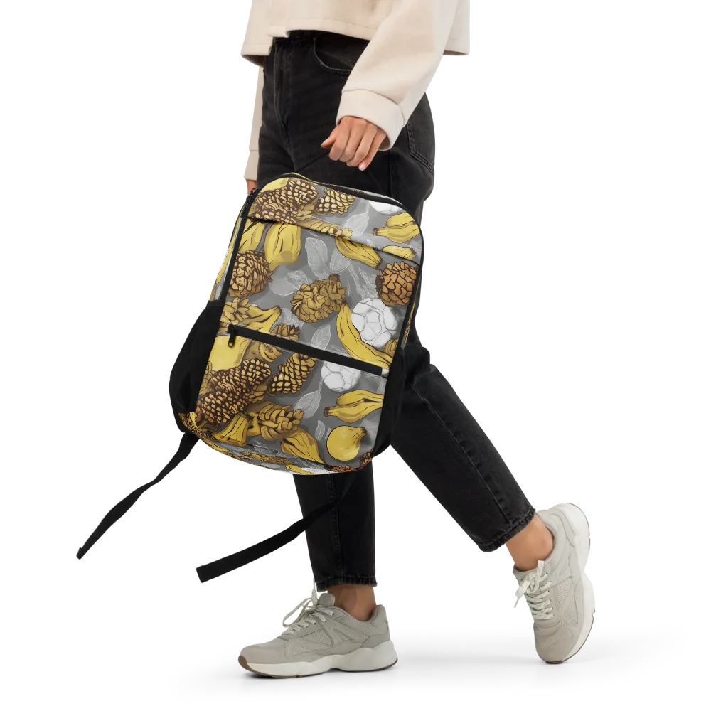 Banana Pinecone on Utility Backpack — Front
