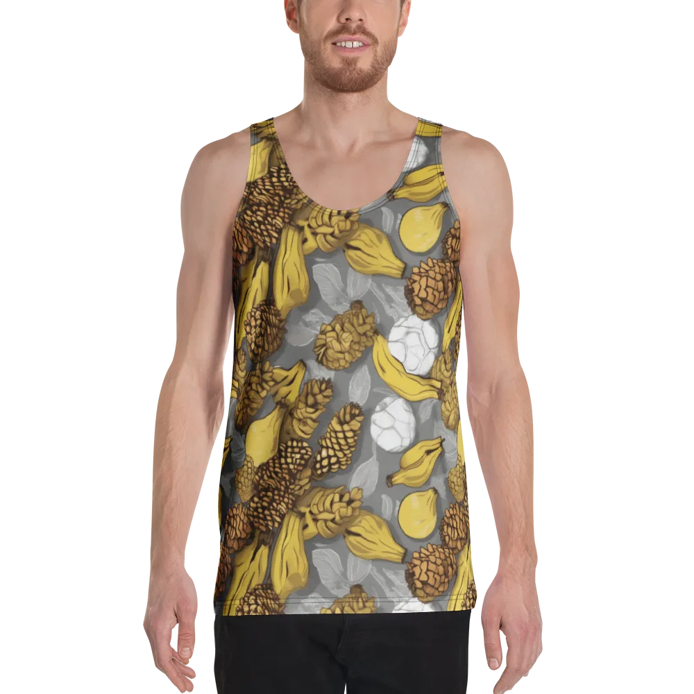 Banana Pinecone on Men's Tank Top — Front