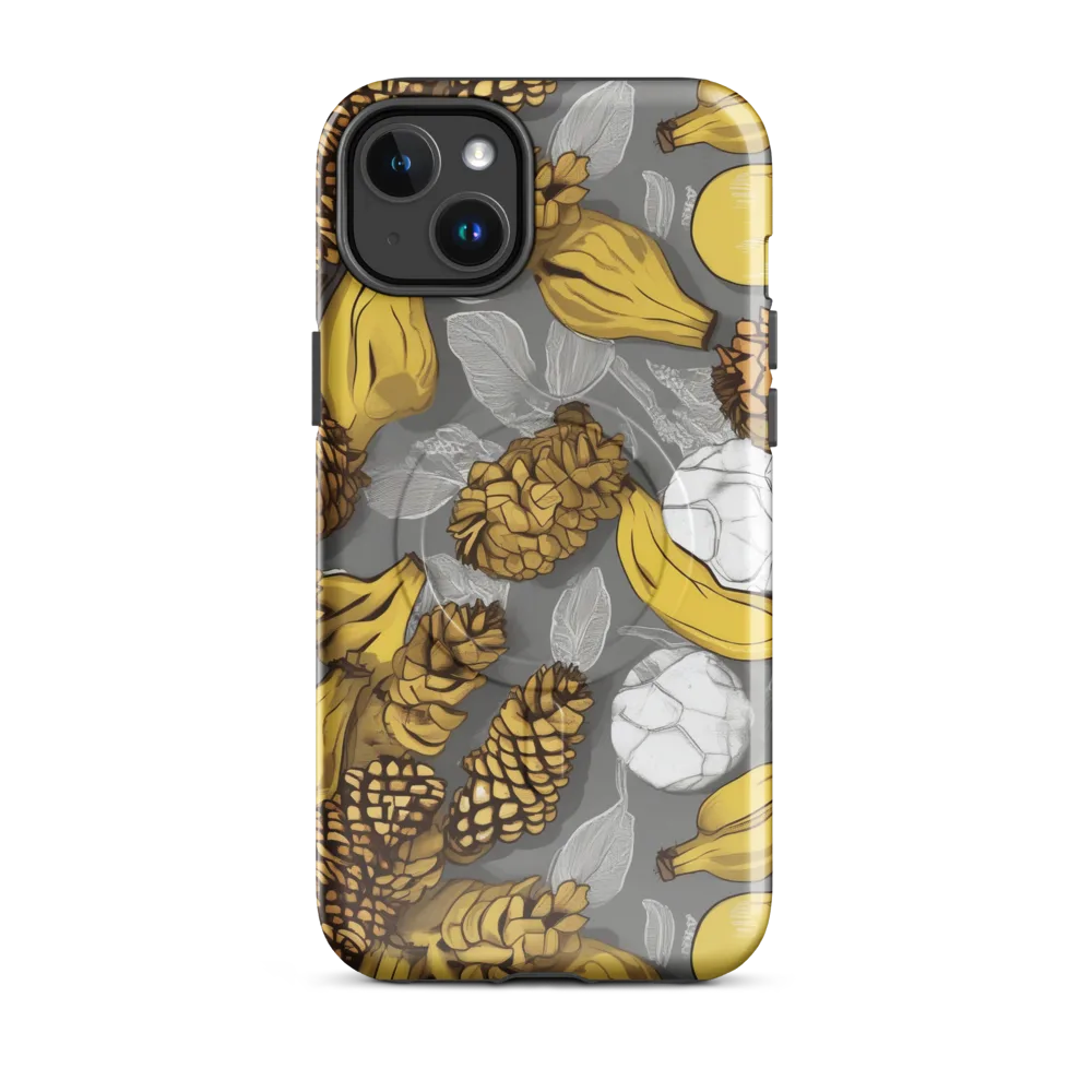 Banana Pinecone on MagSafe Tough Case for iPhone® — Front