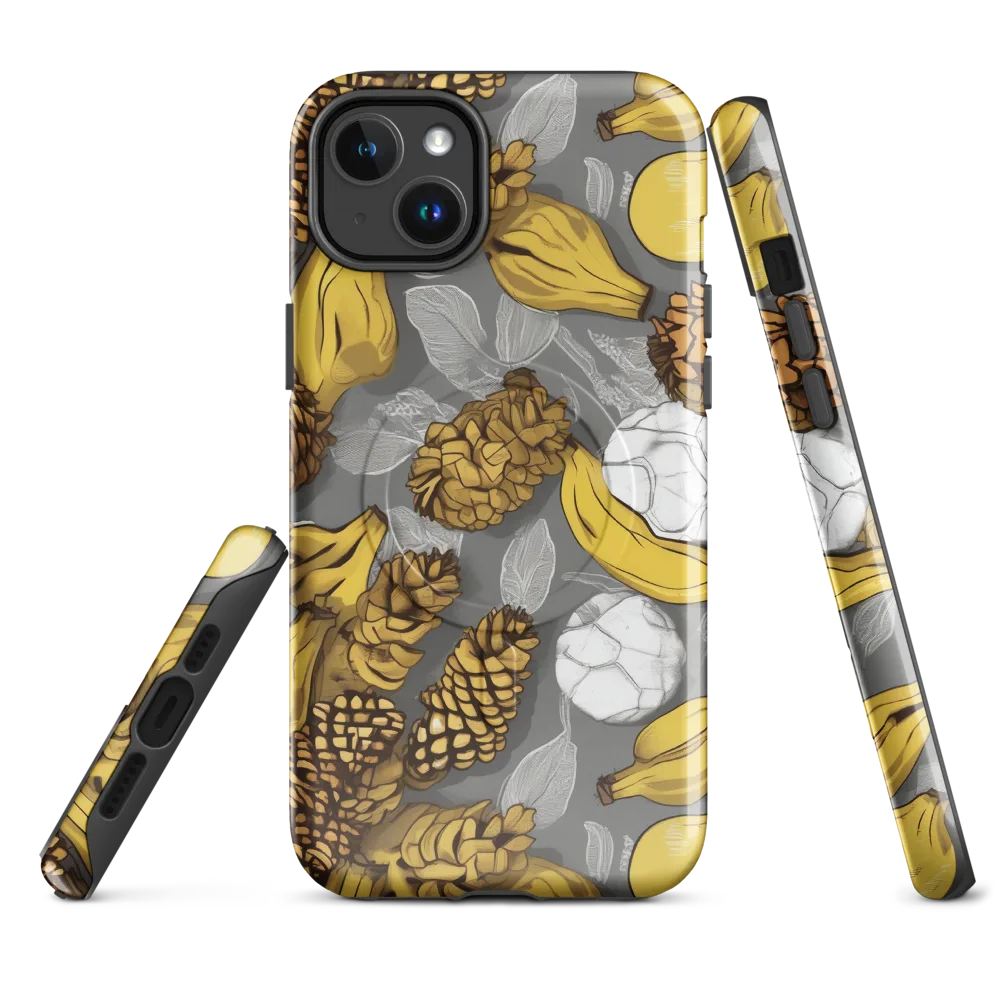 Banana Pinecone on MagSafe Tough Case for iPhone® — Front