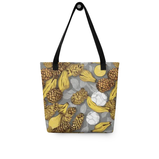 Banana Pinecone on a Tote Bag