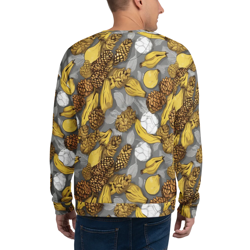 Banana Pinecone on Sweatshirt — Back