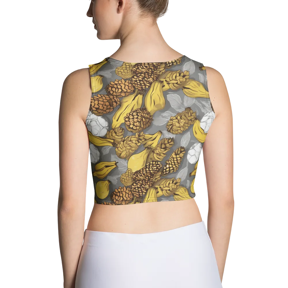 Banana Pinecone on Crop Top — Back