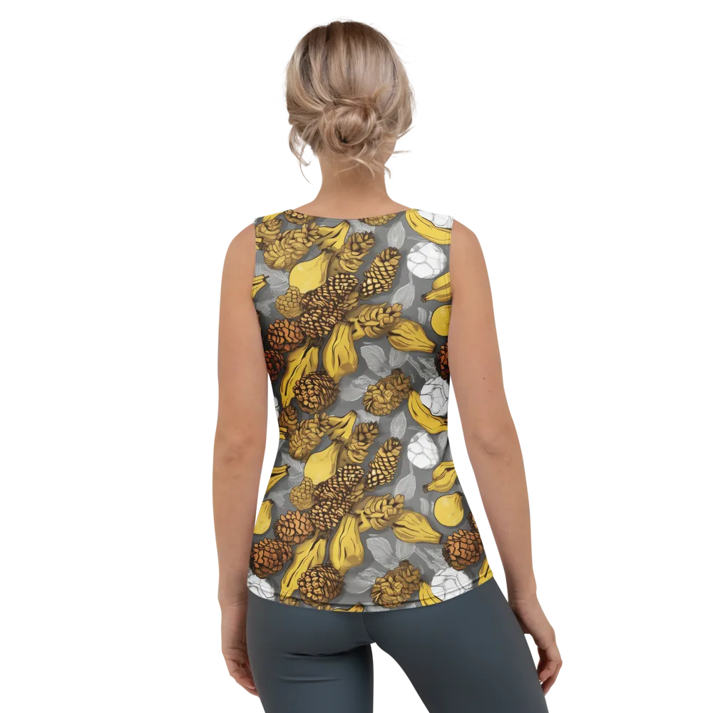Banana Pinecone on Women's Tank Top — Back