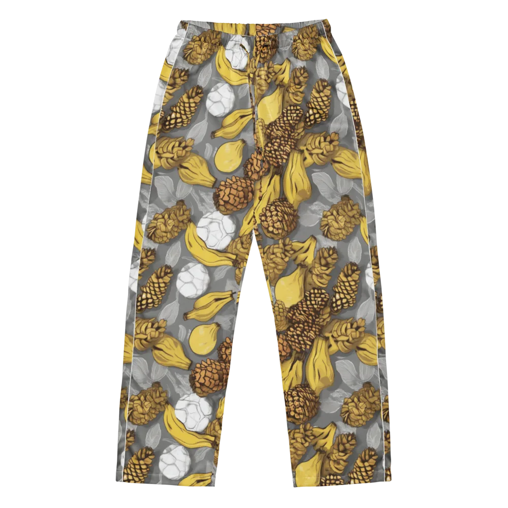 Banana Pinecone on Women's Pajama Pants — Front