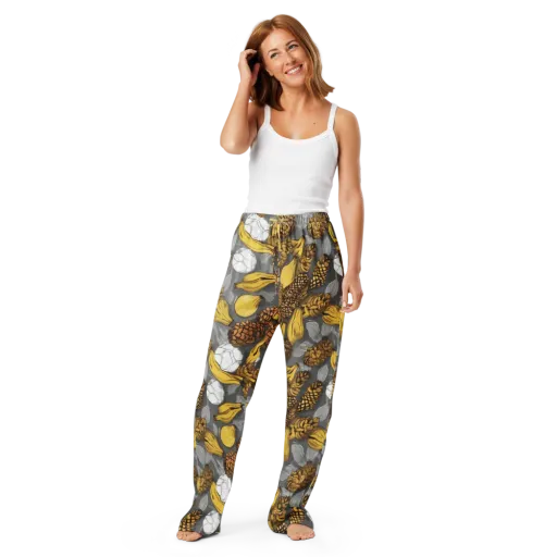 Banana Pinecone on a Women's Pajama Pants