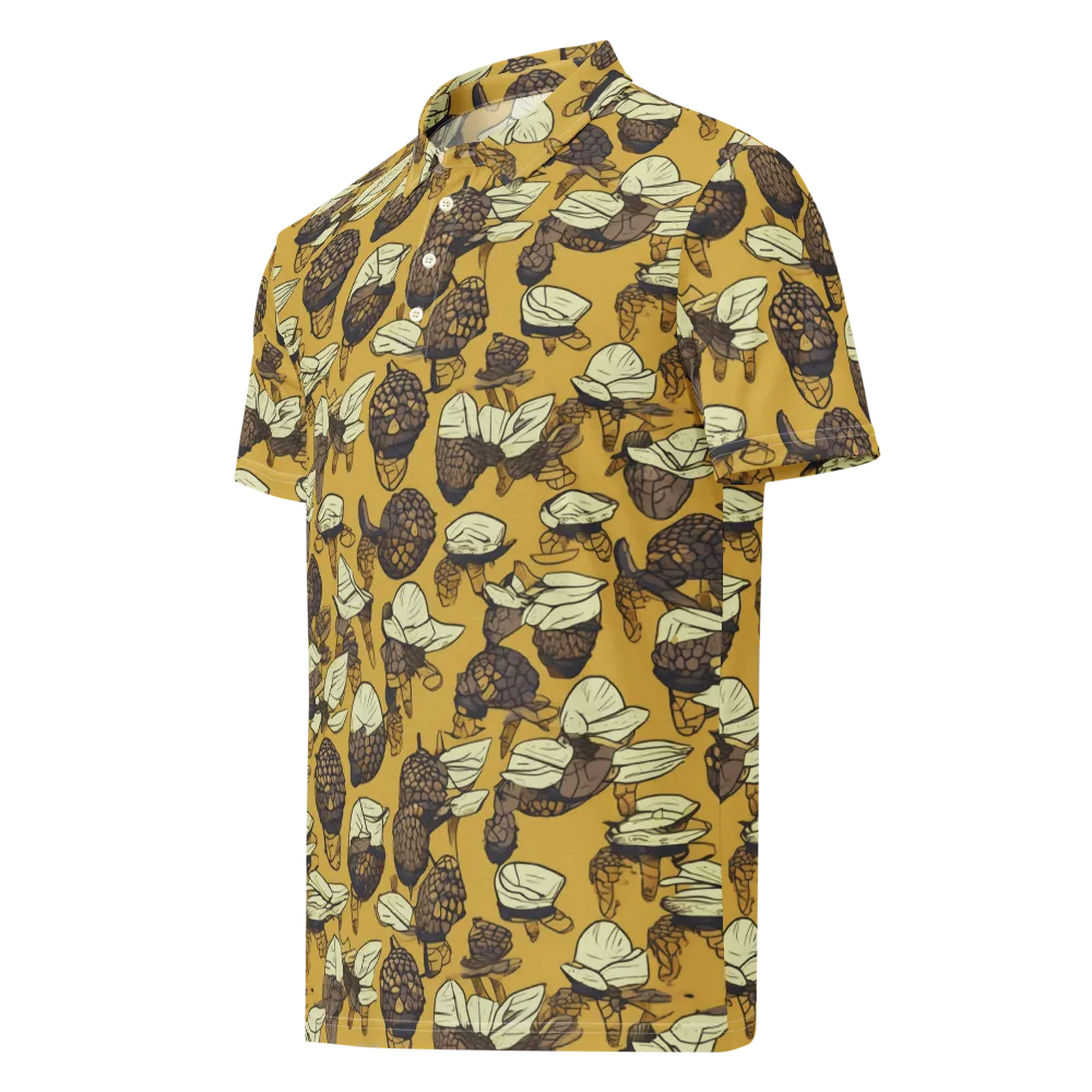 Moth Market on Men's Slim Fit Polo Shirt — Left Front