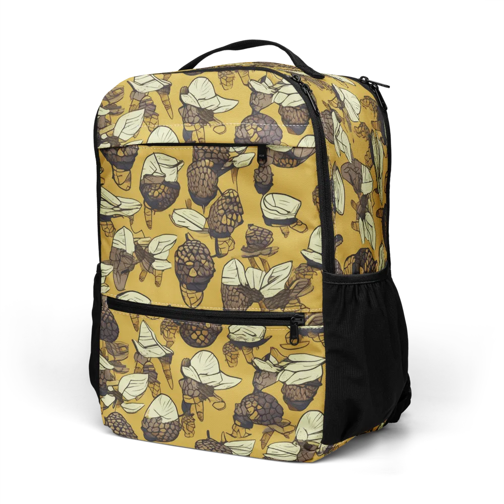 Moth Market on Utility Backpack — Left Front