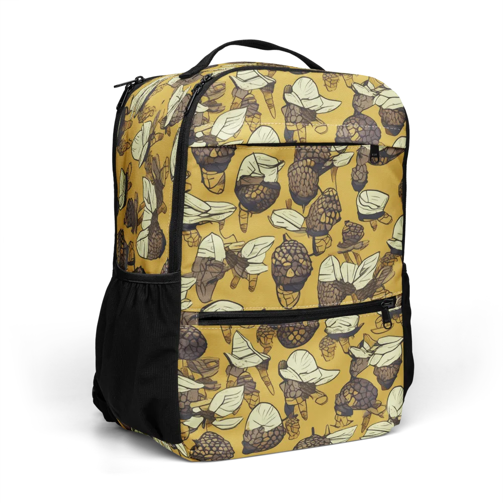Moth Market on Utility Backpack — Right Front