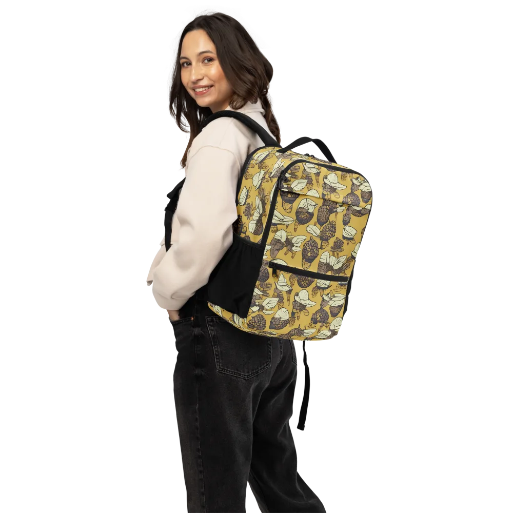 Moth Market on Utility Backpack — Back