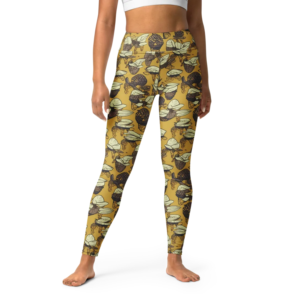 Moth Market on Yoga Leggings — Front