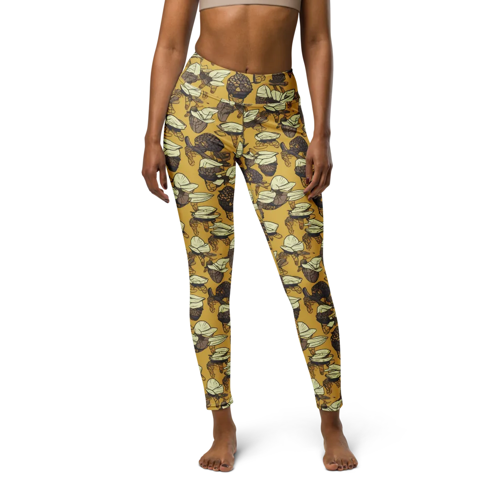 Moth Market on Yoga Leggings — Front