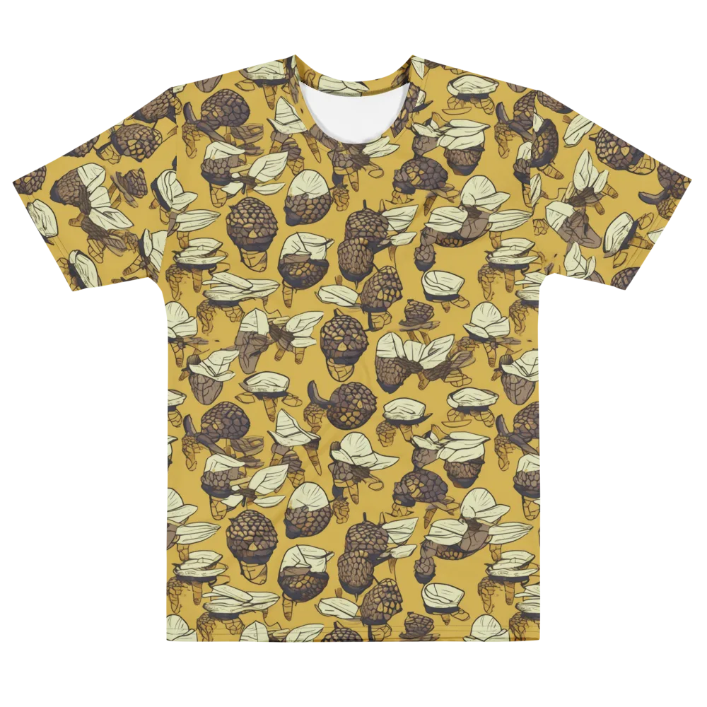 Moth Market on Men's Cotton Crew Neck T-Shirt — Front