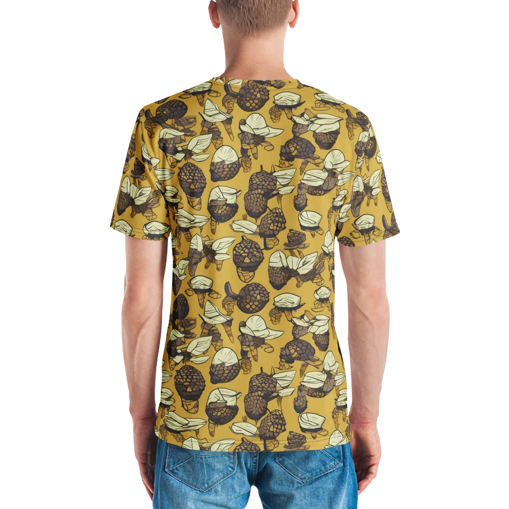 Moth Market on Men's Crew Neck T-Shirt — Back