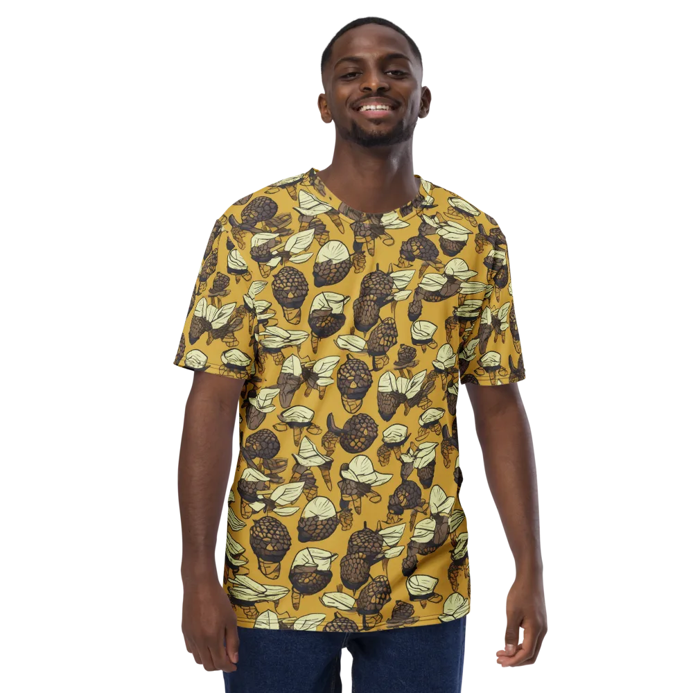 Moth Market on Men's Crew Neck T-Shirt — Front