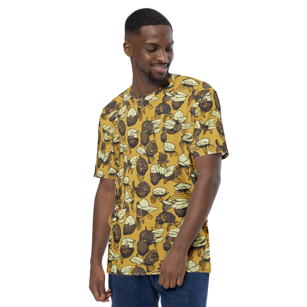 Moth Market on Men's Crew Neck T-Shirt — Left