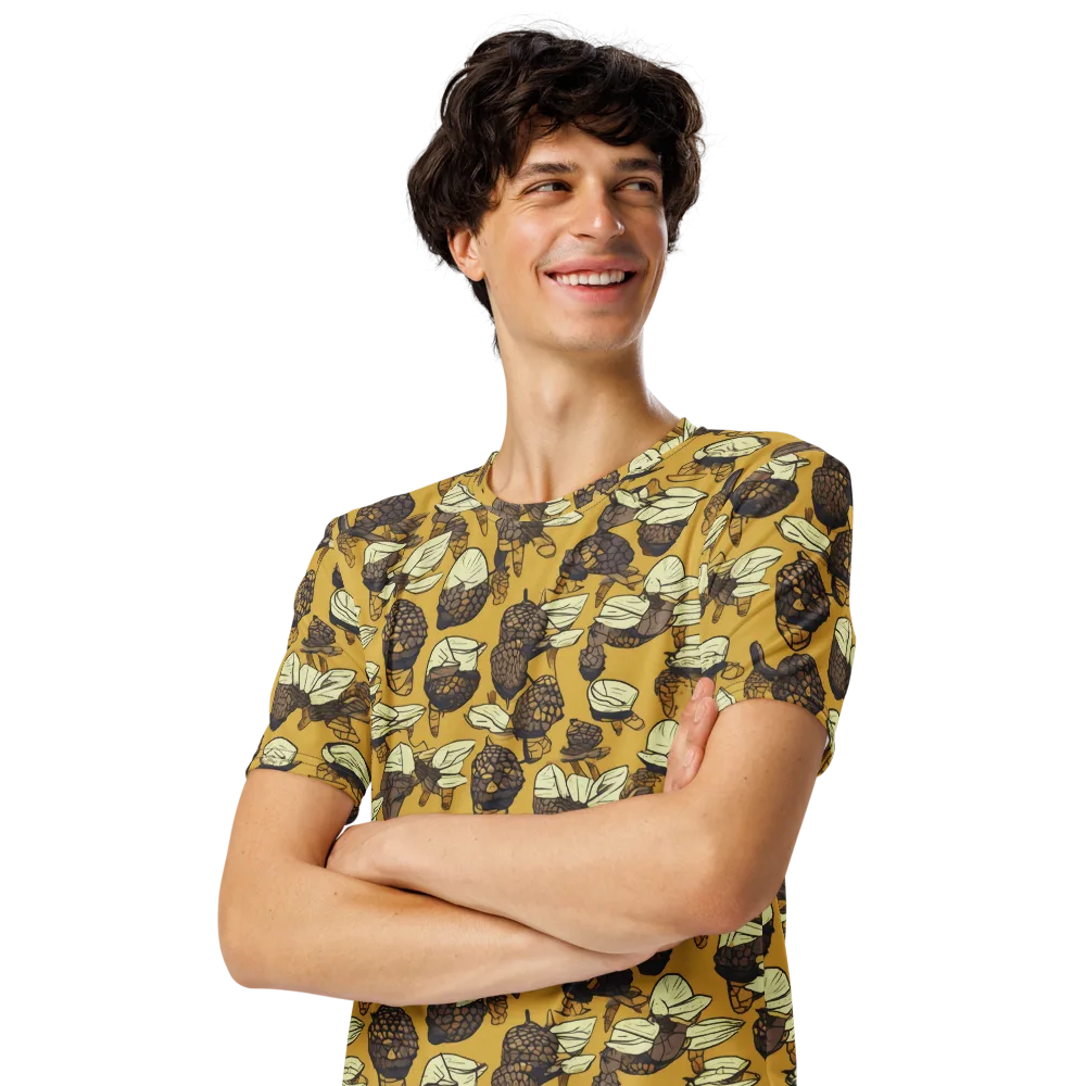 Moth Market on Men's Crew Neck T-Shirt — Left Front