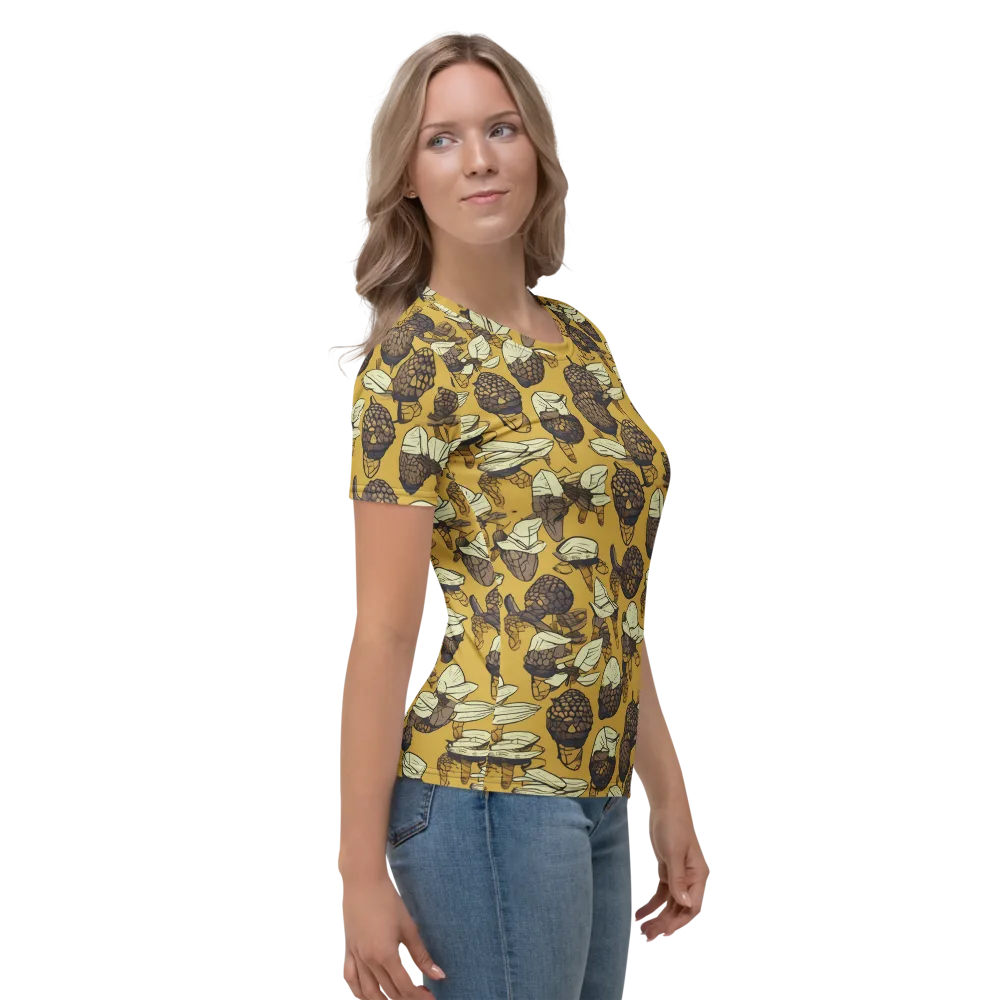 Moth Market on Women's Crew Neck T-Shirt — Right
