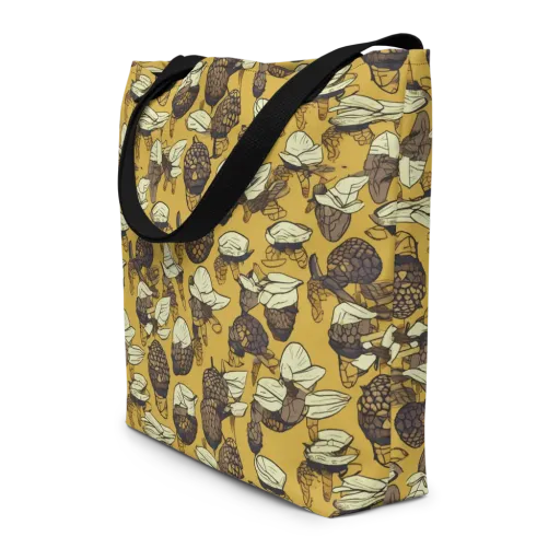 Moth Market on a Large Tote Bag W/ Pocket